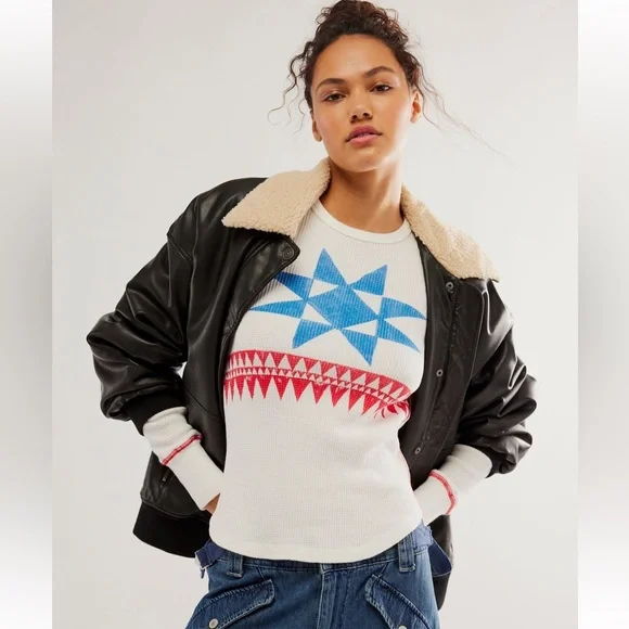 MOTHER Itty Bitty Goodie Thermal Tee - Picture 2 of 8